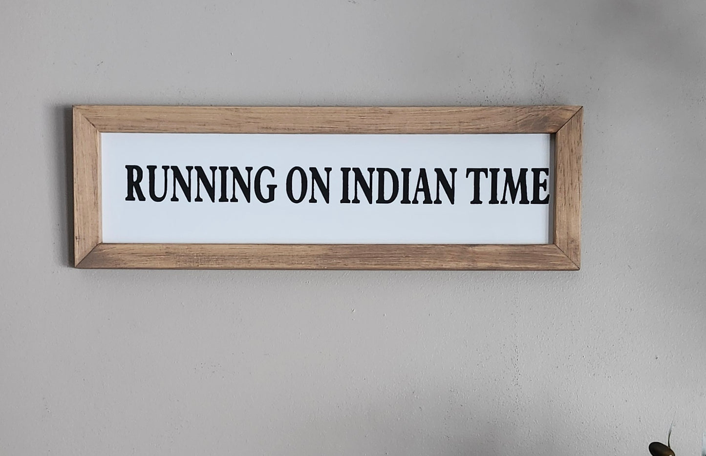 Running on Indian Time