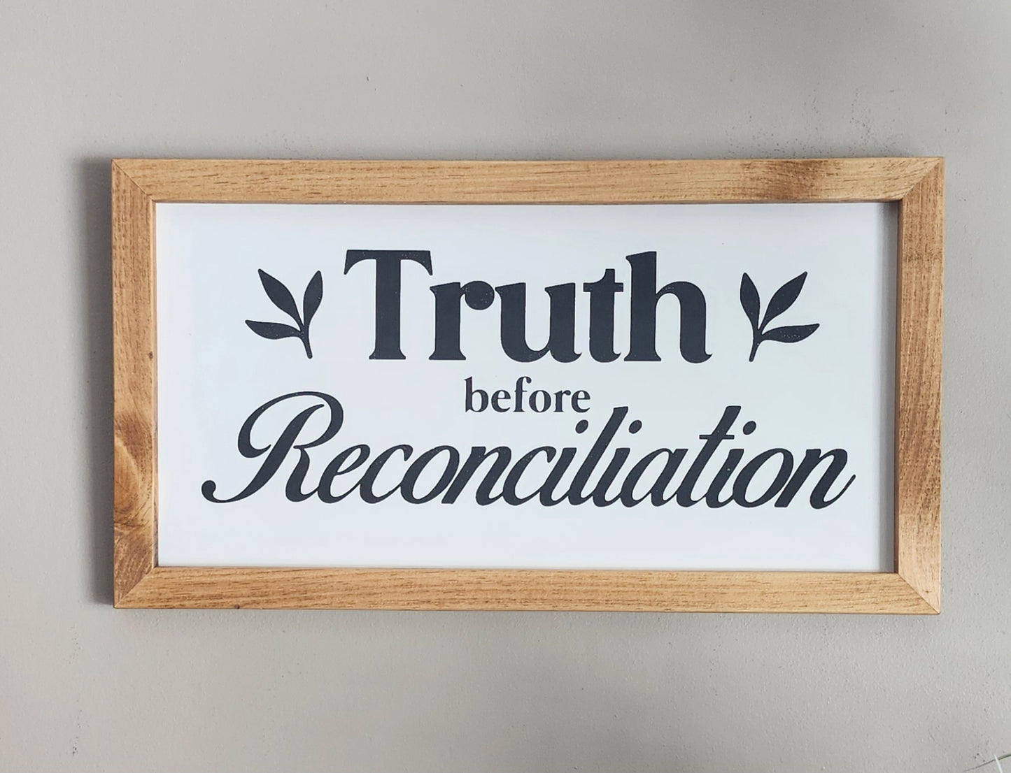 Truth before Reconciliation
